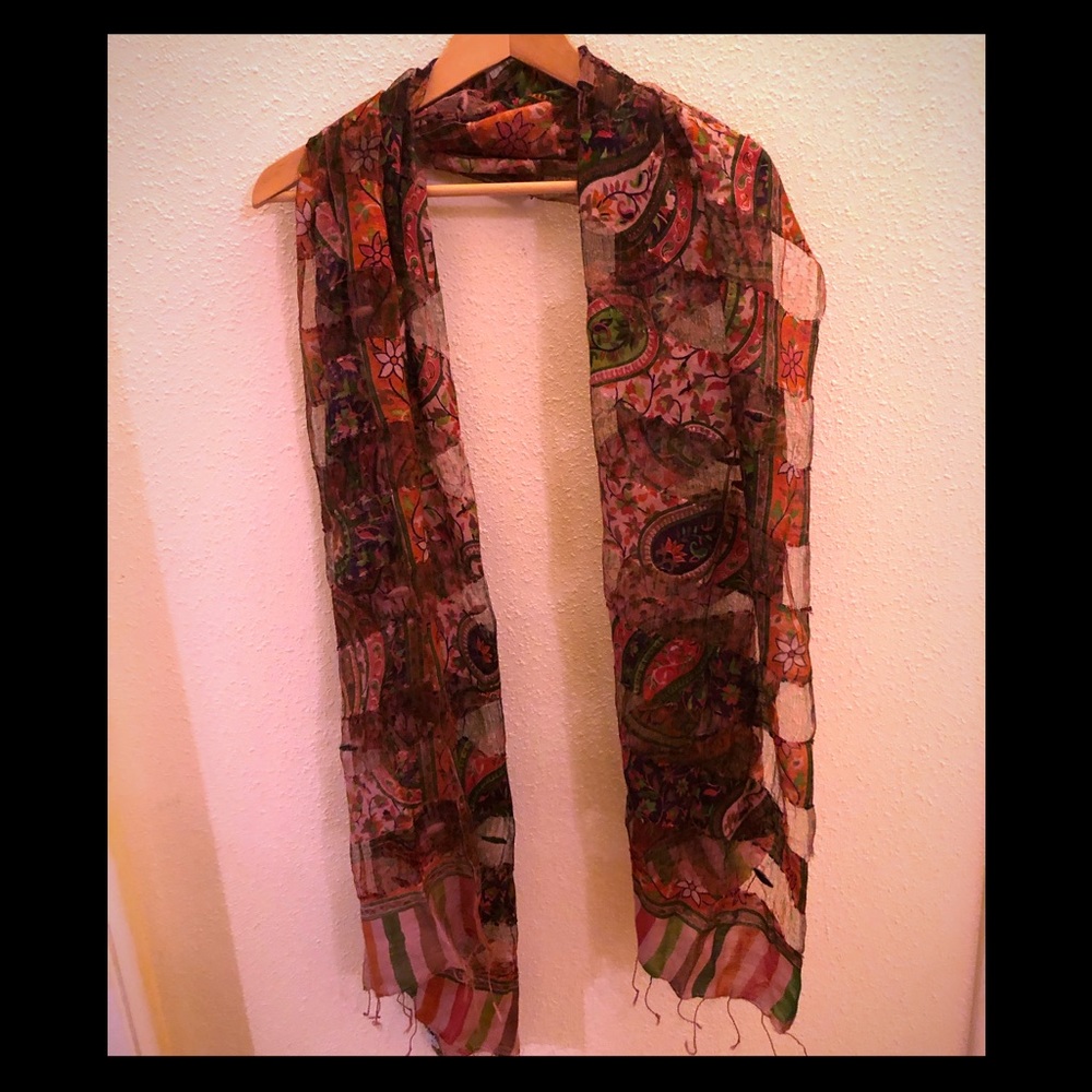 Silk scarf ($5 or 2 items for $9)